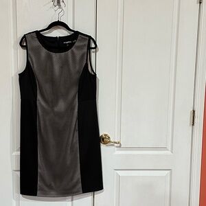 Karl Lagerfeld Black Shift Dress, Size16